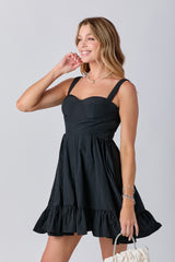 HAILEY Corset RuffleHem Dress