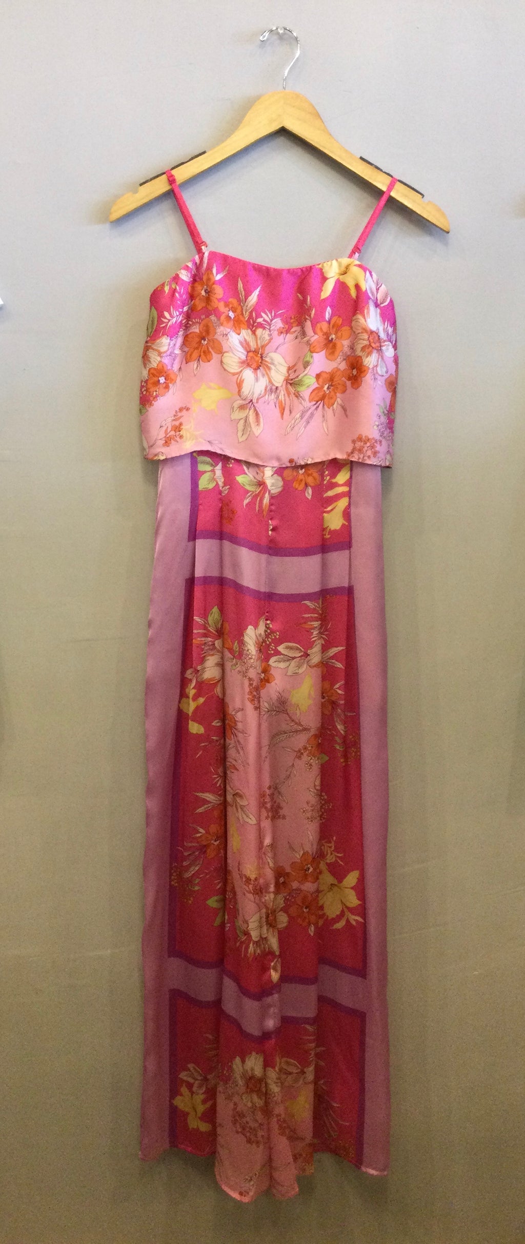 *PARADISE Floral BorderPrint Strapless Jumpsuit