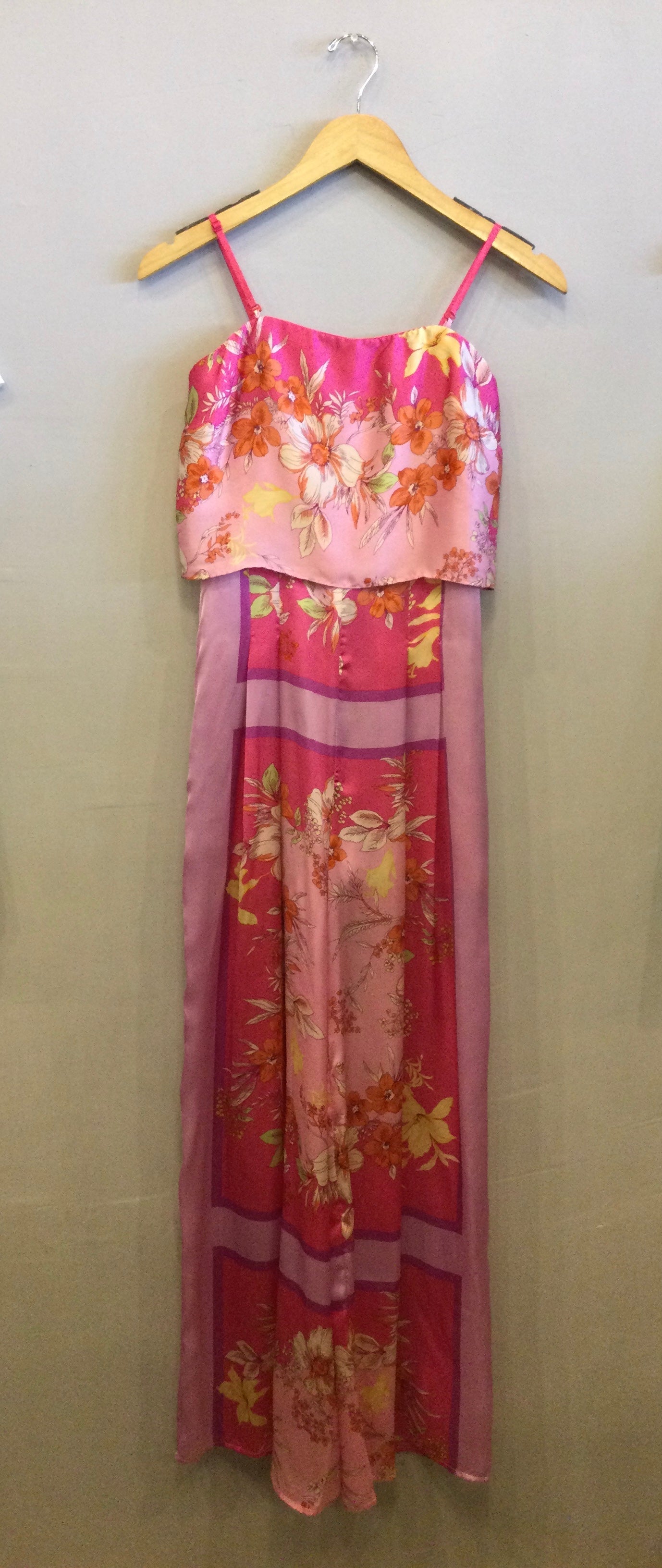 *PARADISE Floral BorderPrint Strapless Jumpsuit