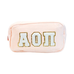 DUOTHREADS Chenille SORORITY Cosmetic Bag