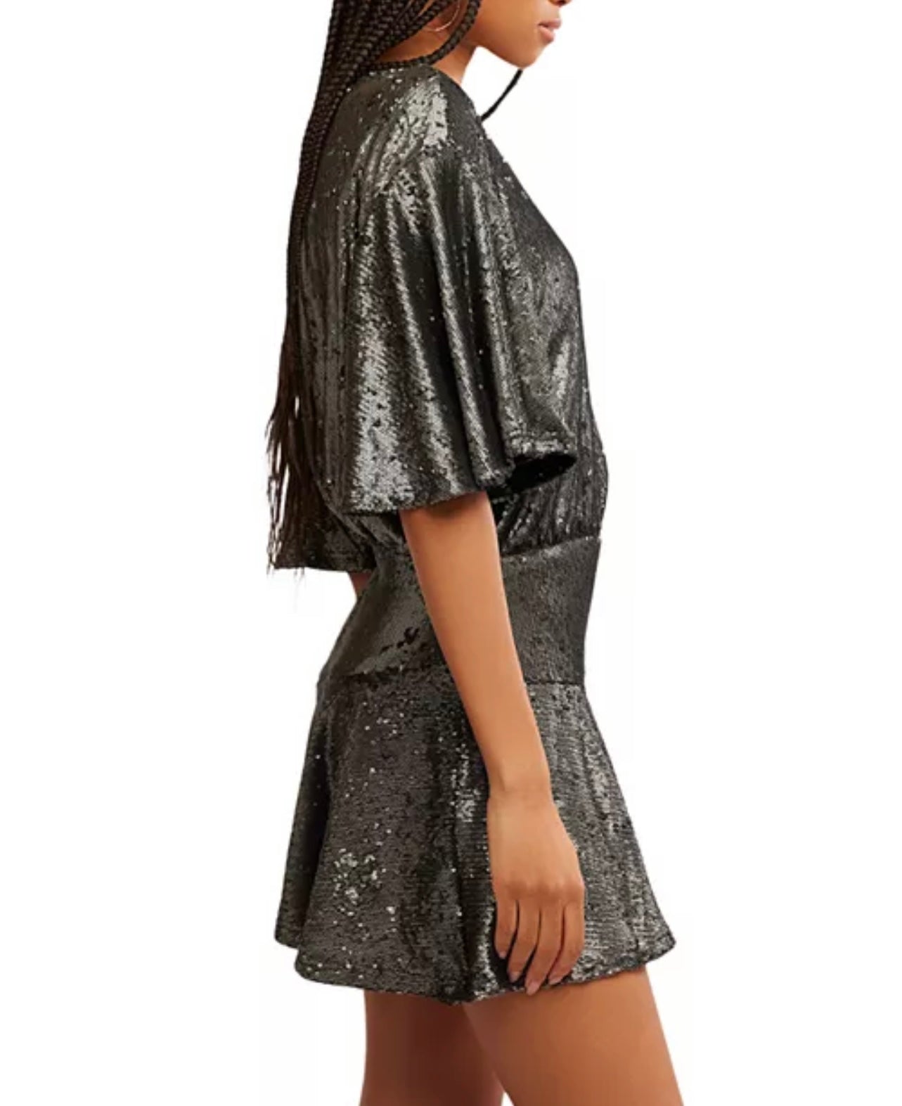 FREE PEOPLE Sequin MANUKA Mini Dress