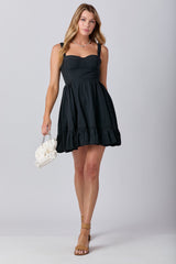 HAILEY Corset RuffleHem Dress