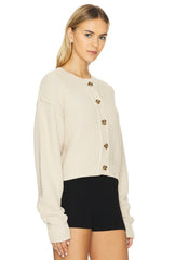 FREE PEOPLE ButtonDown LILA Crop Cardigan