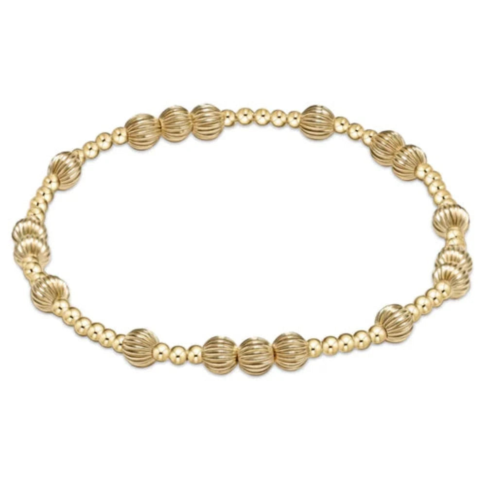 ENEWTON 5mm HOPE UNWRITTEN DIGNITY Bead Bracelet-Gold