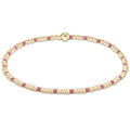 Enewton HOPE SINCERITY Pattern 2mm Bead Bracelet - BRIGHT PINK