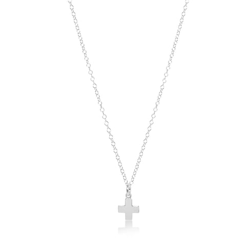 ENewton 16" SIGNATURE CROSS CHARM Sterling Necklace