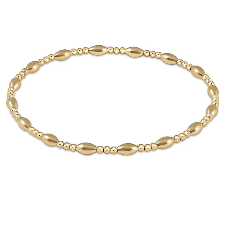 ENewton HARMONY JOY Pattern 2mm Bead Bracelet - Gold