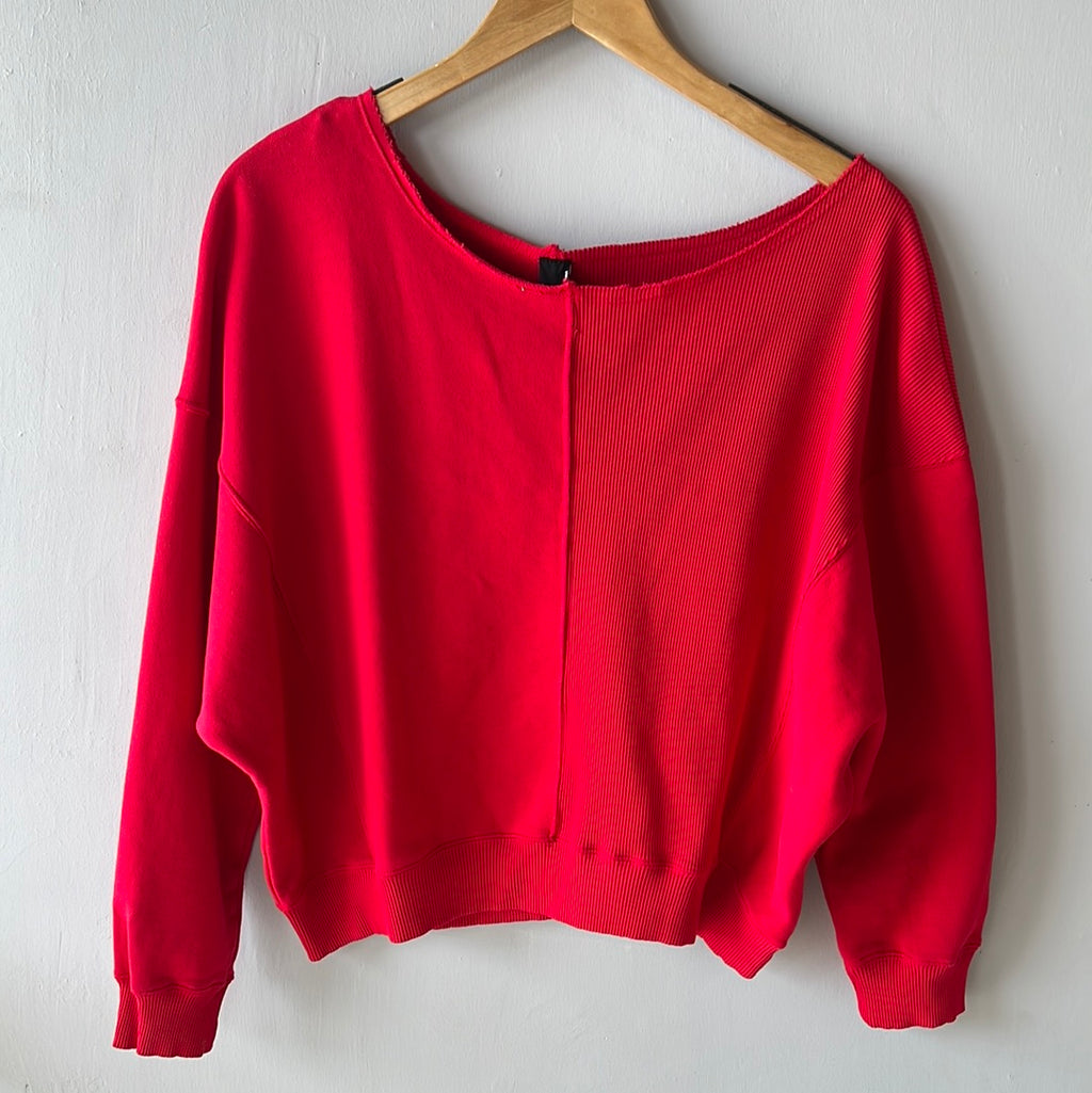 BOBI BoatNeck CAPITAL RibMix Top