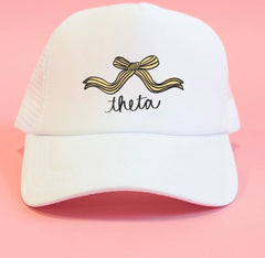 DUOTHREADS Sorority COQUETTE BOW Trucker Hat