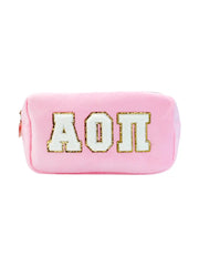 DUOTHREADS Chenille SORORITY Cosmetic Bag