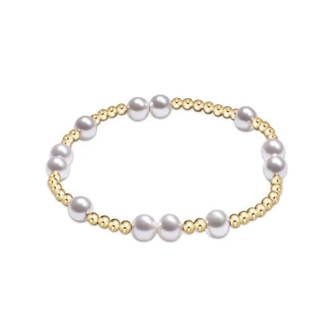 ENewton HOPE UNWRITTEN 5mm Pearl Bead Bracelet