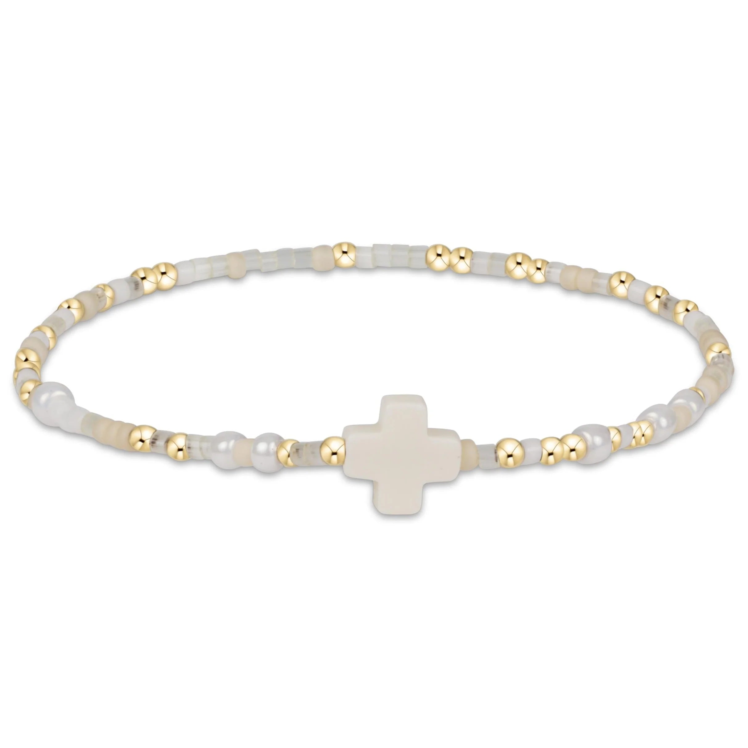 ENewton HOPE UNWRITTEN Signature Cross Bracelet- CALL ME ON MY SHELLPHONE