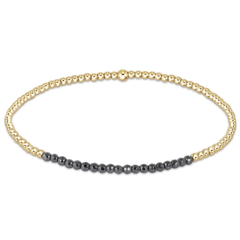 ENEWTON 2mm GOLD BLISS Gemstone Bead Bracelet