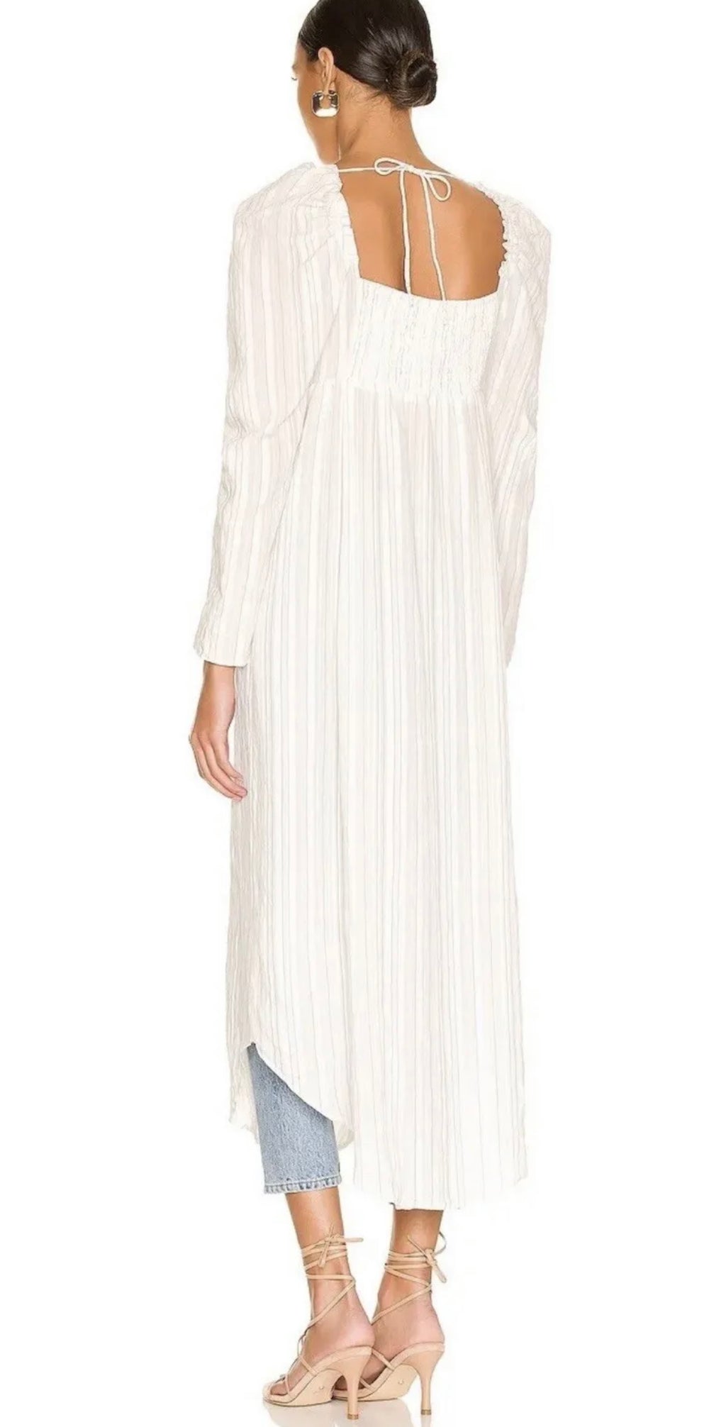 FREE PEOPLE ButtonDown LUNA Maxi Top