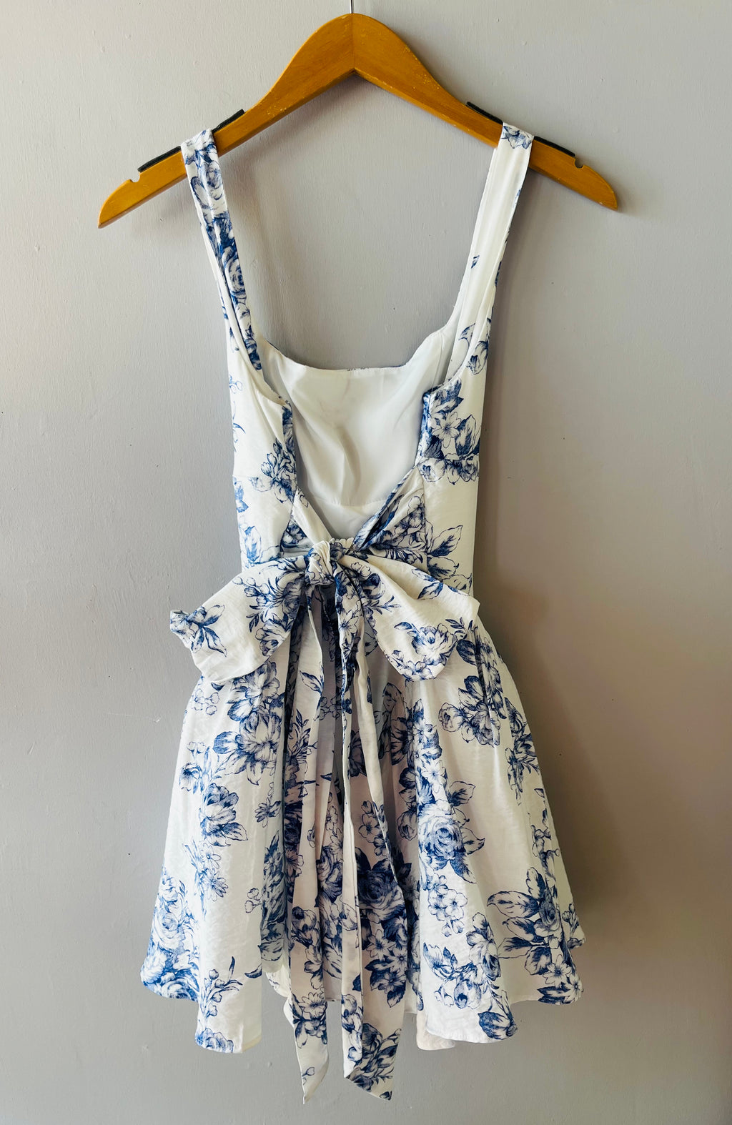 FIELDED Floral BowBack DropWaist Dress