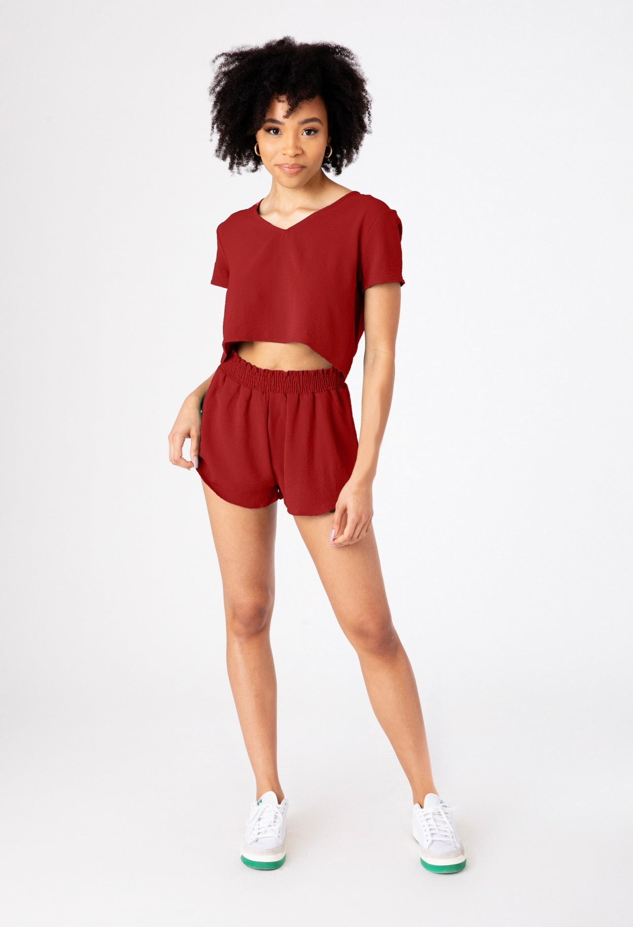 MEET ME IN SANTORINI 2Piece WHITE SANDS Short Set