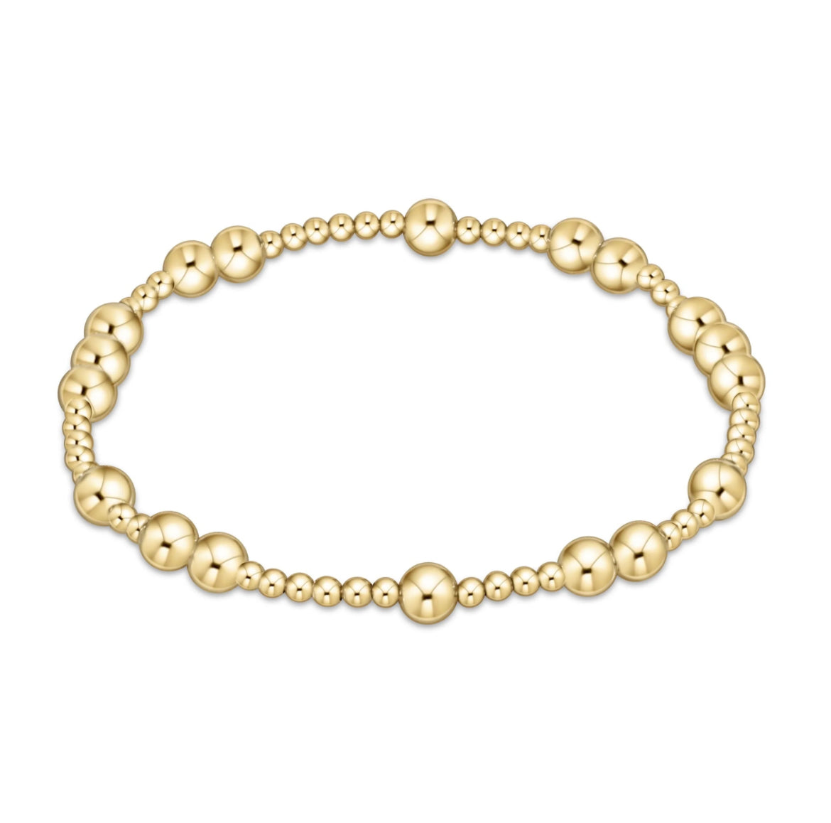 ENewton HOPE UNWRITTEN 5mm Gold Bead Bracelet -