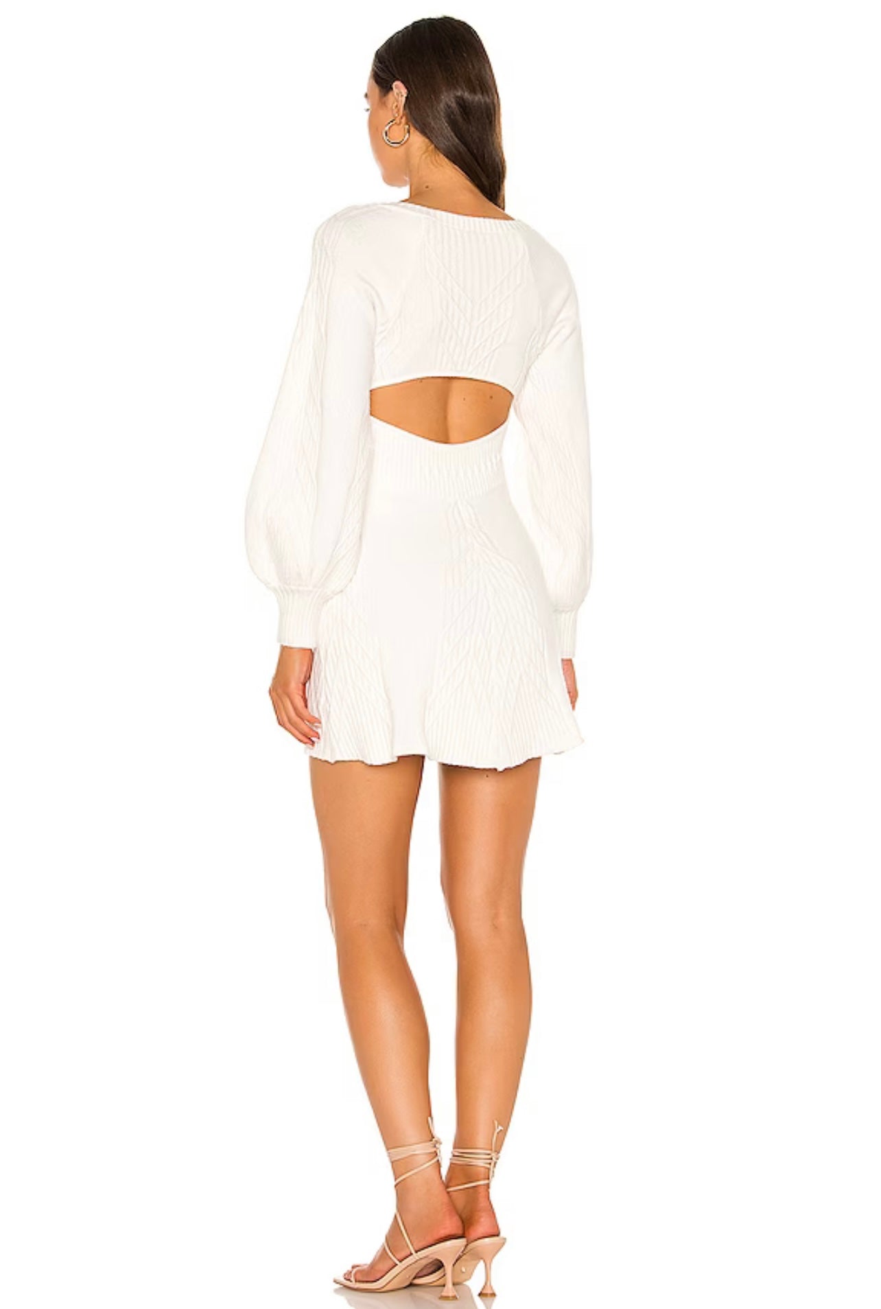 FREE PEOPLE BlousonSleeve EMMALINE Mini Sweater Dress