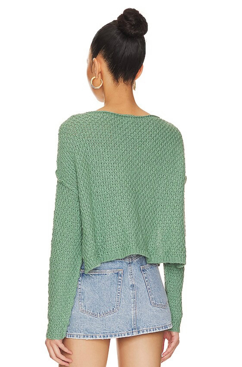 FREE PEOPLE CableKnit CHANGING TIDES Pullover Sweater