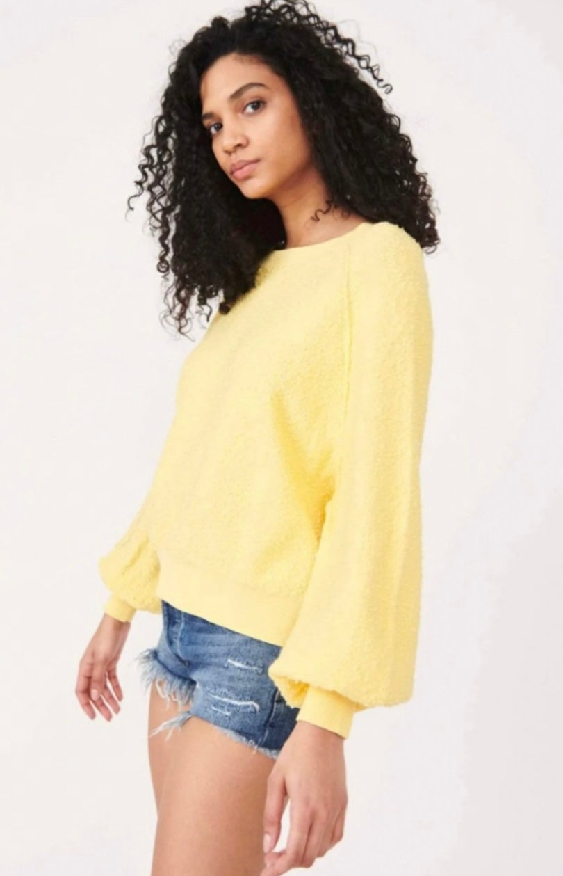 FREE PEOPLE  Sunshine FOUND MY FRIEND Pulllover
