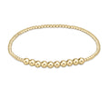 ENewton Classic Gold Beaded Bliss 2mm Bead Bracelet - 4mm Gold