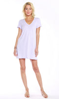 BOBI SlubJersey FLINCH V-Neck Dress