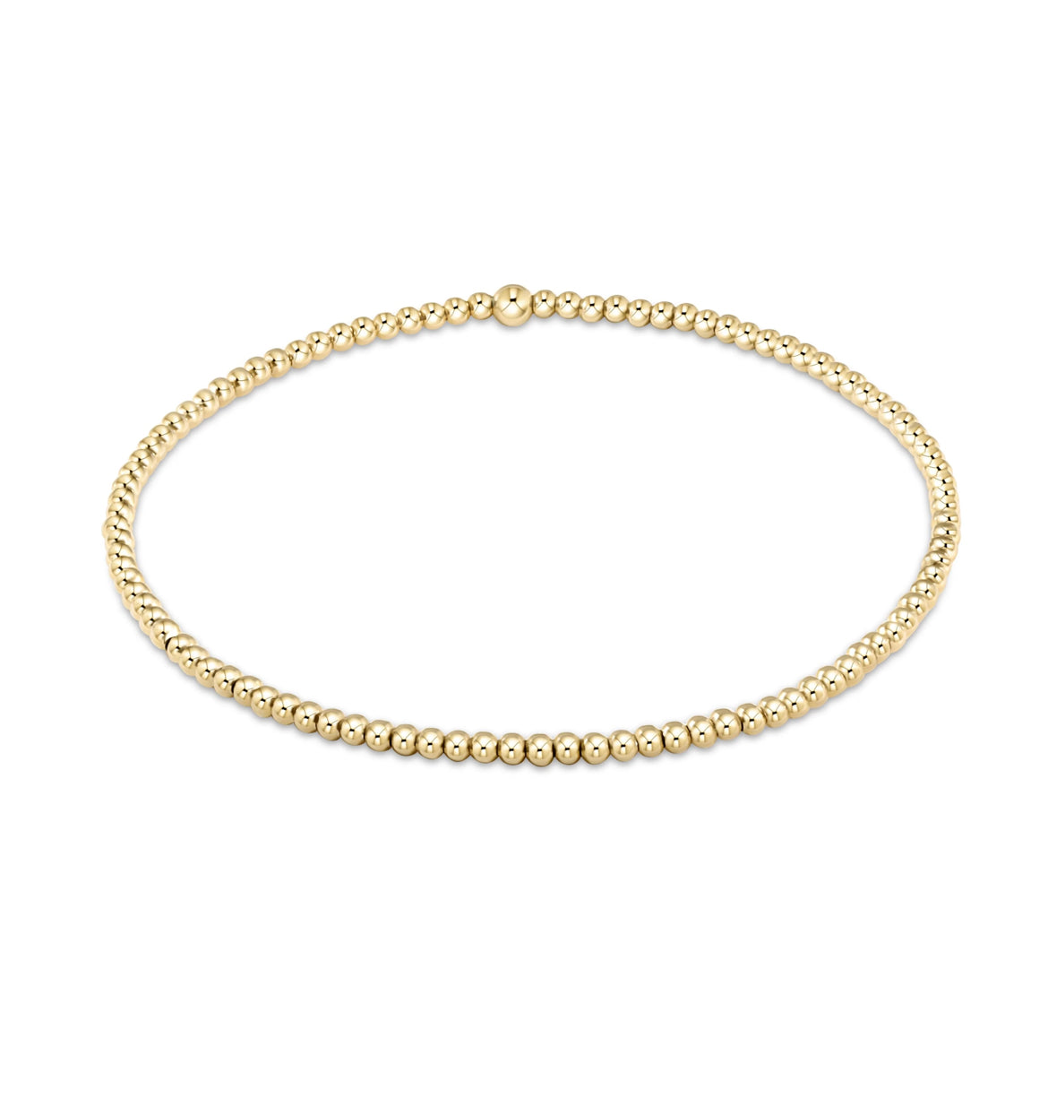 ENewton Classic GOLD 2mm Bead Bracelet