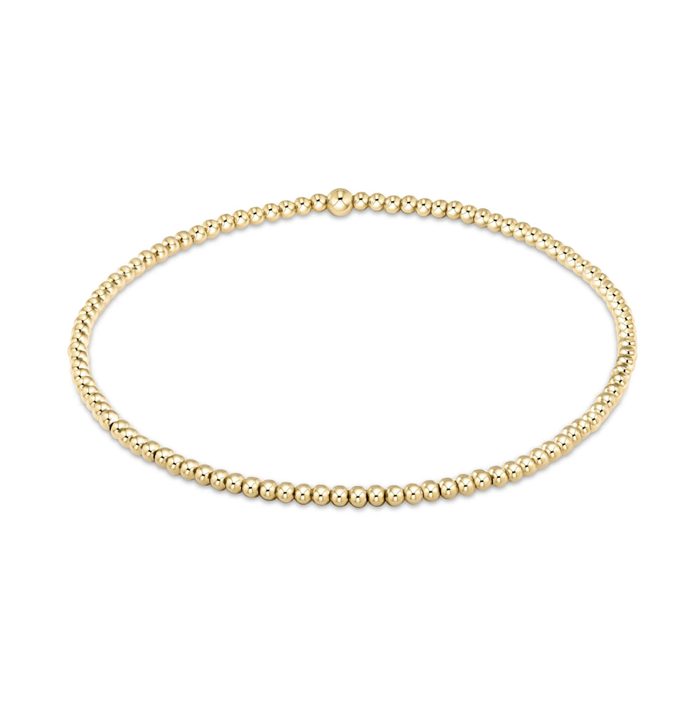 ENewton Classic GOLD 2mm Bead Bracelet