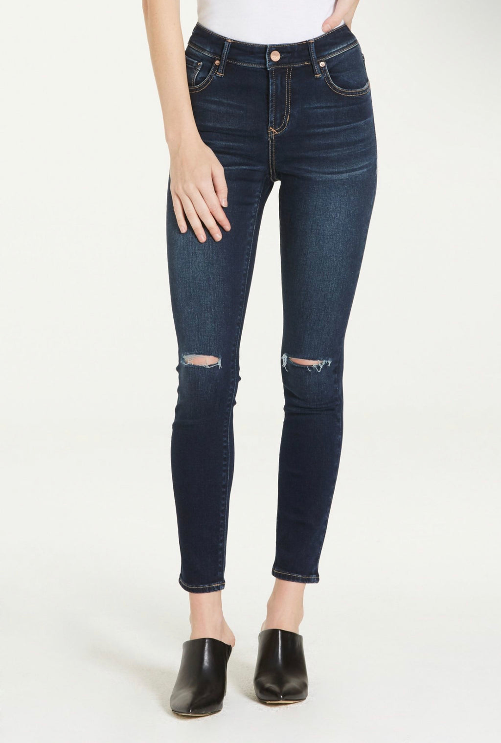 DEAR JOHN HiRise GISELE Stretch Skinny Jean