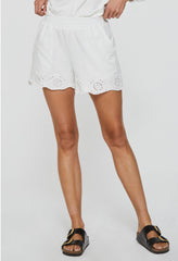 ANOTHER LOVE Eyelet~Hem NIA Cinch~Waist Short