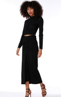 BOBI Shirred Waist MARKED Modal Maxi