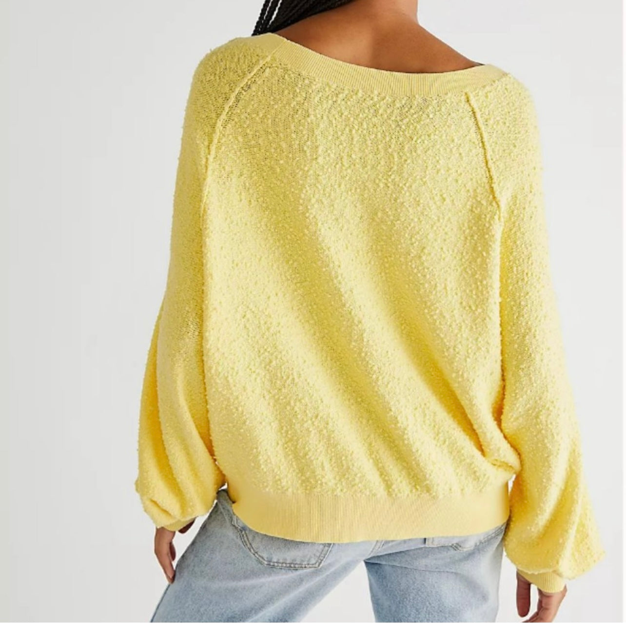 FREE PEOPLE  Sunshine FOUND MY FRIEND Pulllover