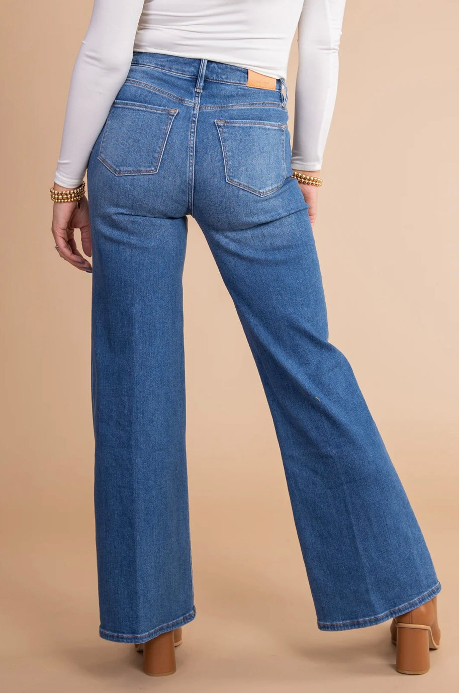 DEAR JOHN HiRise FIONA Button-Up WideLeg Jean