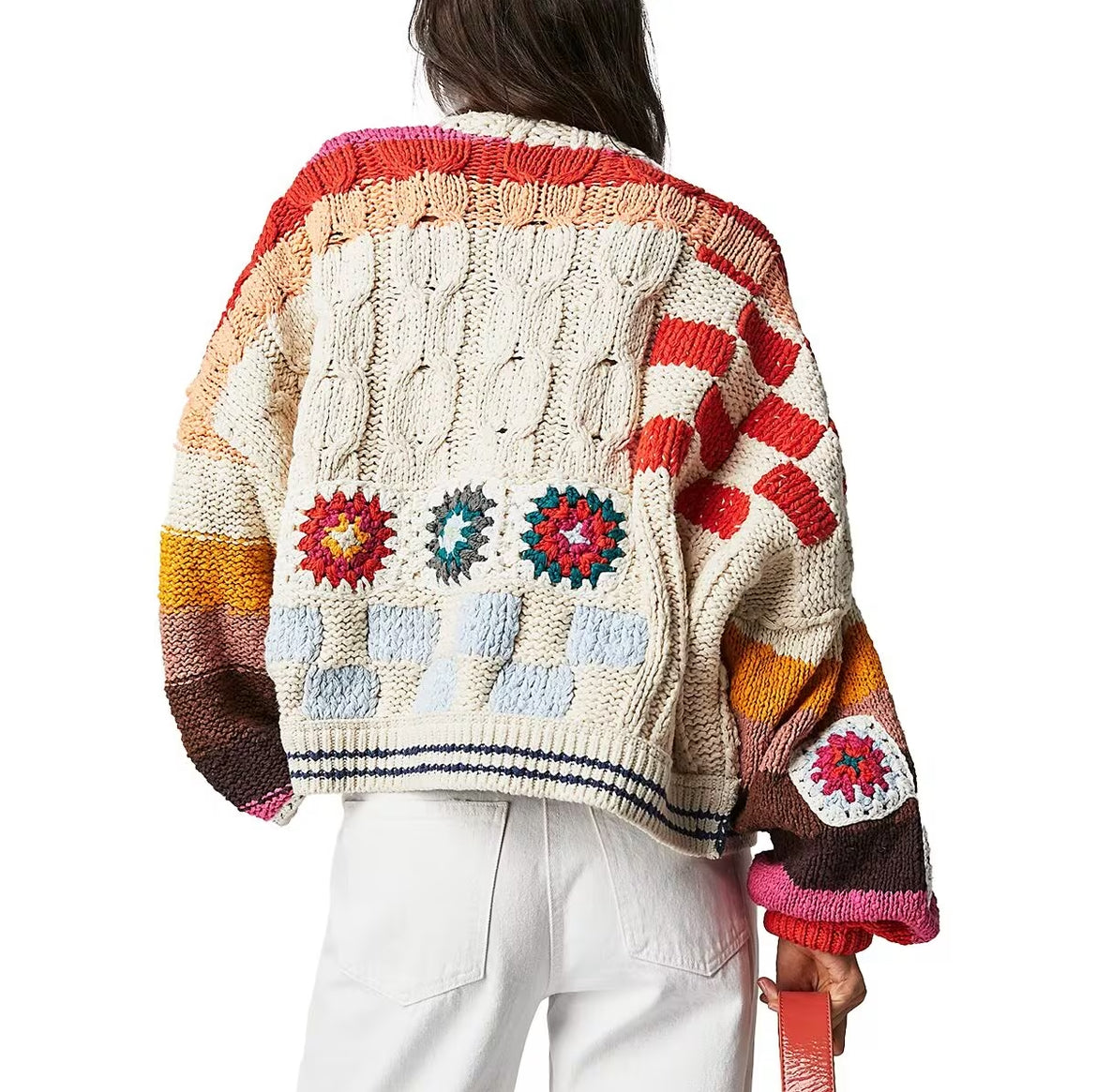 FREE PEOPLE Crochet CLEAR SKIES Cardigan