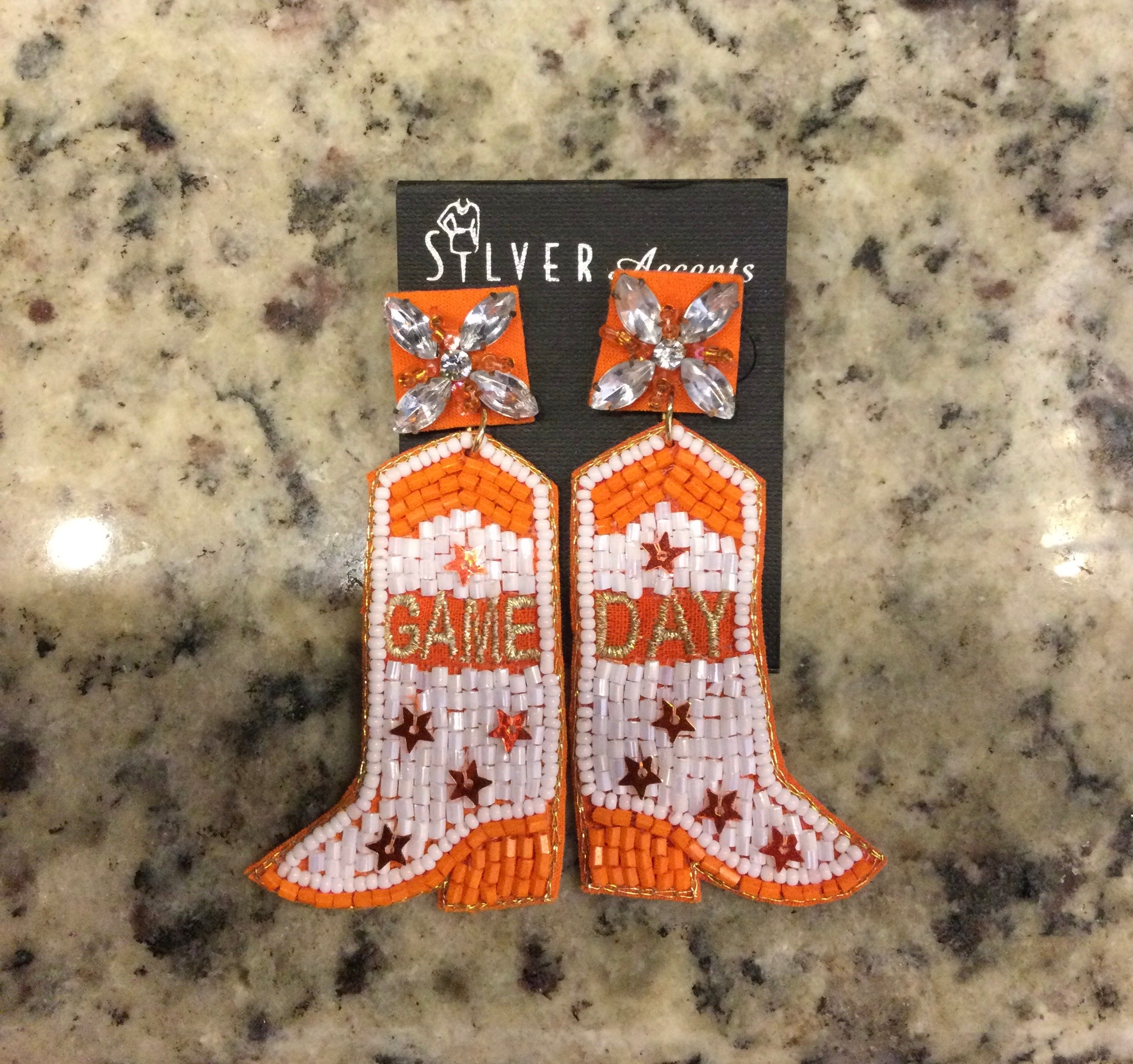 GAME DAY Boot Earrings