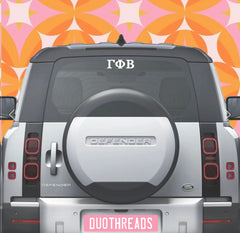 DUOTHREADS Sorority CAR DECAL Sticker