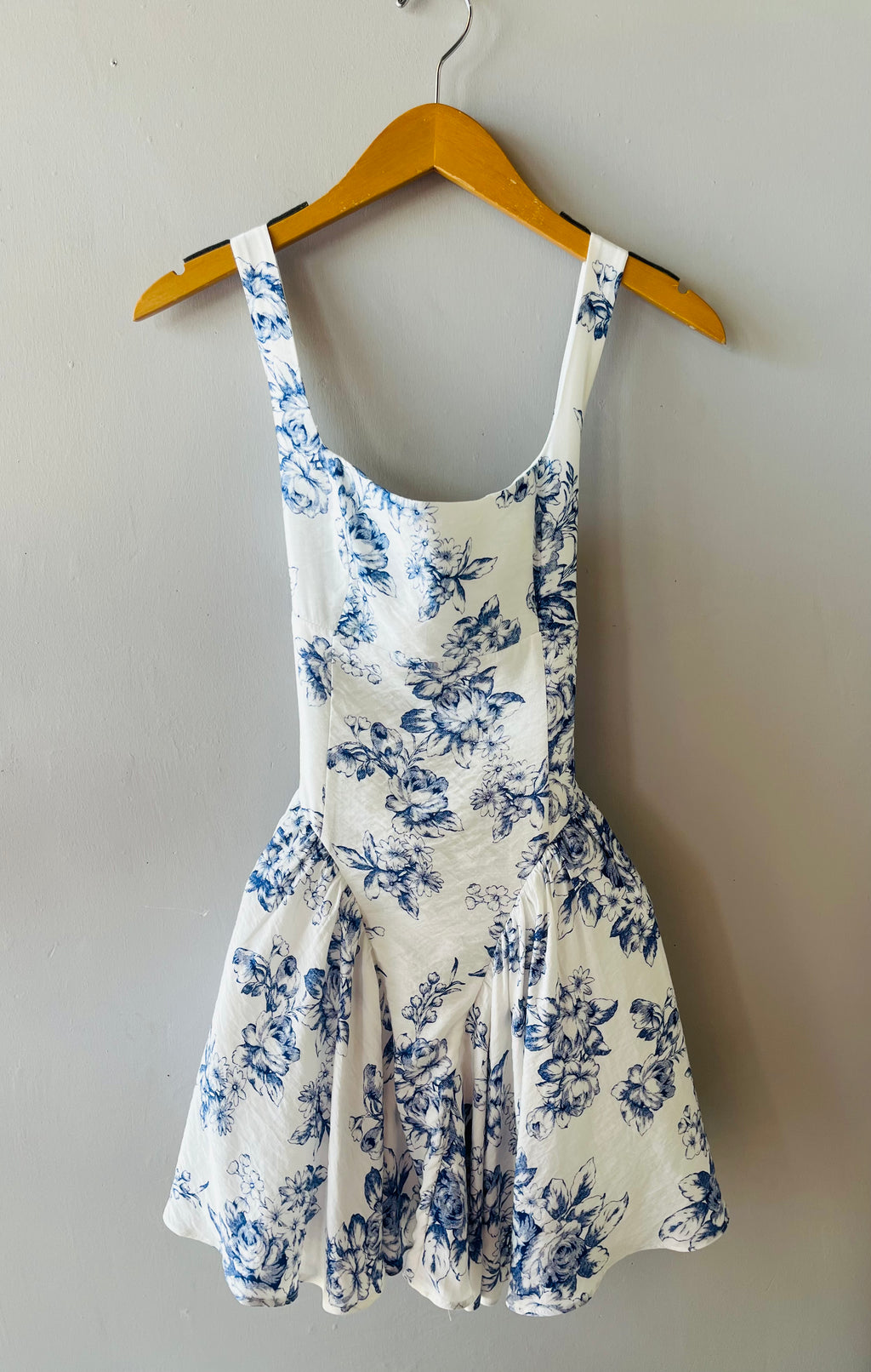 FIELDED Floral BowBack DropWaist Dress