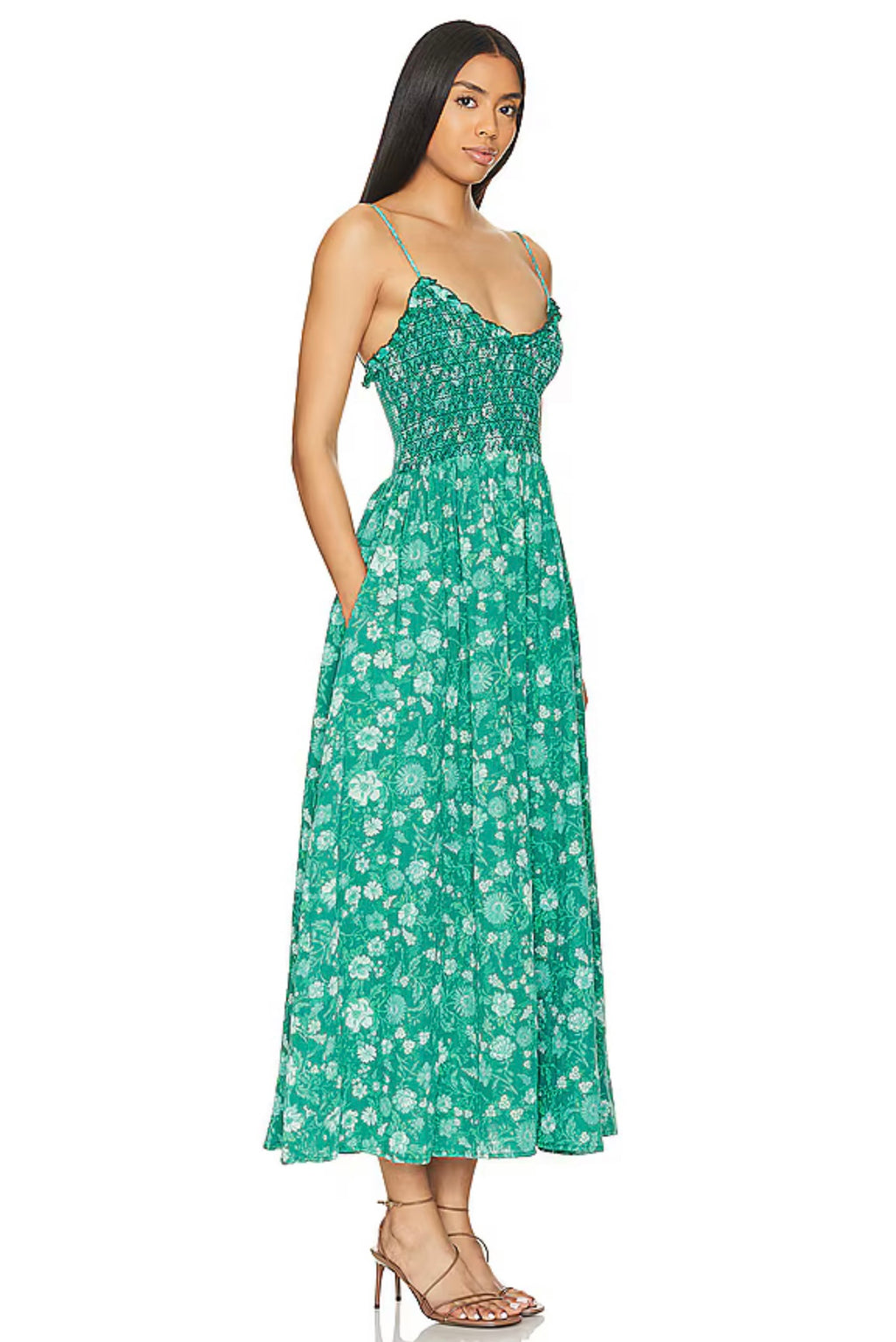 FREE PEOPLE Floral SWEET NOTHINGS Midi Dress