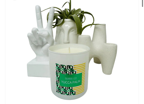 OLIVER+CO. Signature YUCCA PALM Candle-12 oz