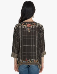 JOHNNY WAS Embroidered SIENNA Blouse