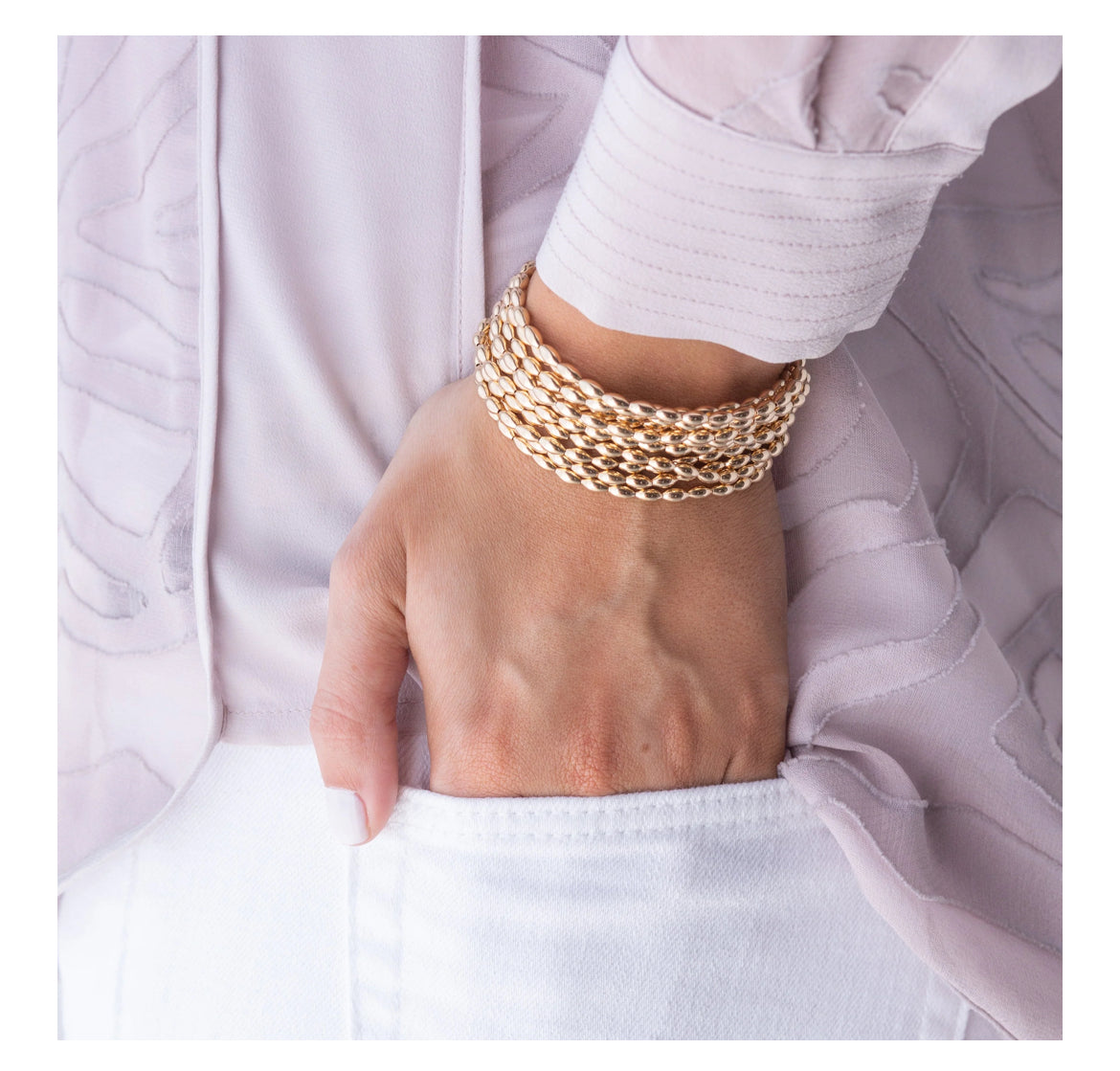 Enewton Harmony Small Gold Bead Bracelet