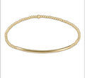 ENewton Classic Gold 2mm Bead Bracelet - Bliss Bar Gold