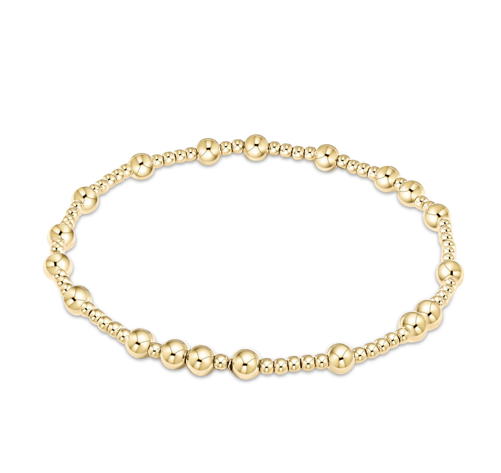 ENewton HOPE UNWRITTEN 4mm Gold Bead Bracelet