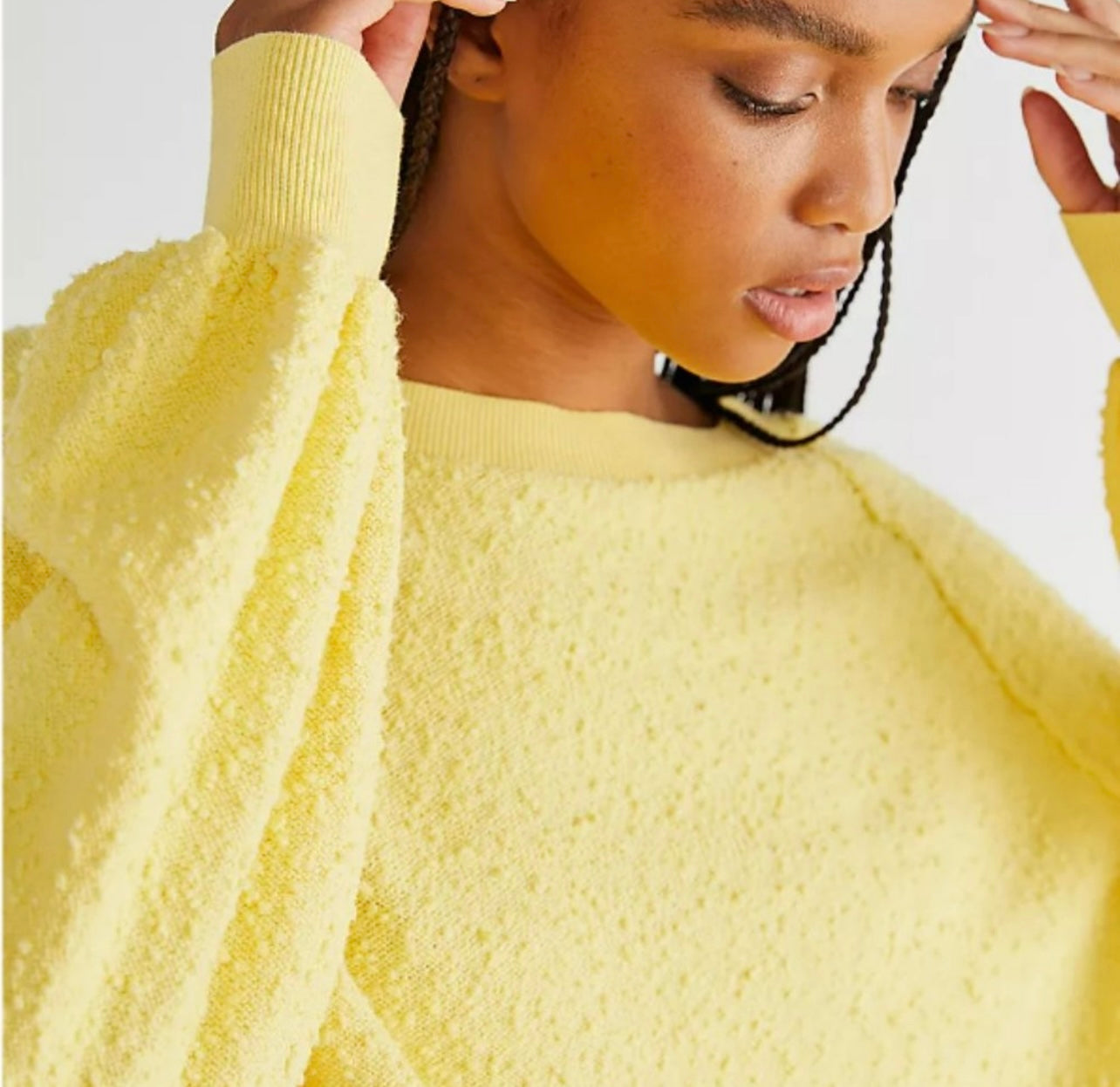 FREE PEOPLE  Sunshine FOUND MY FRIEND Pulllover