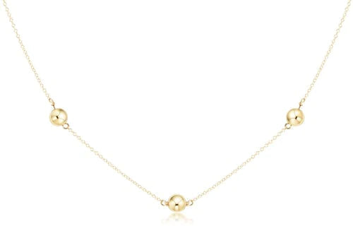 ENEWTON 17” SIMPLICITY  Chain Gold Choker - Classic 6mm Gold Necklace