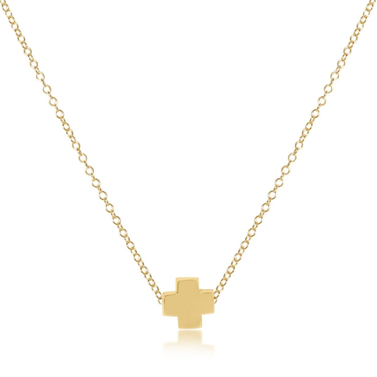 ENEWTON 16" Necklace Gold - SIGNATURE CROSS Gold
