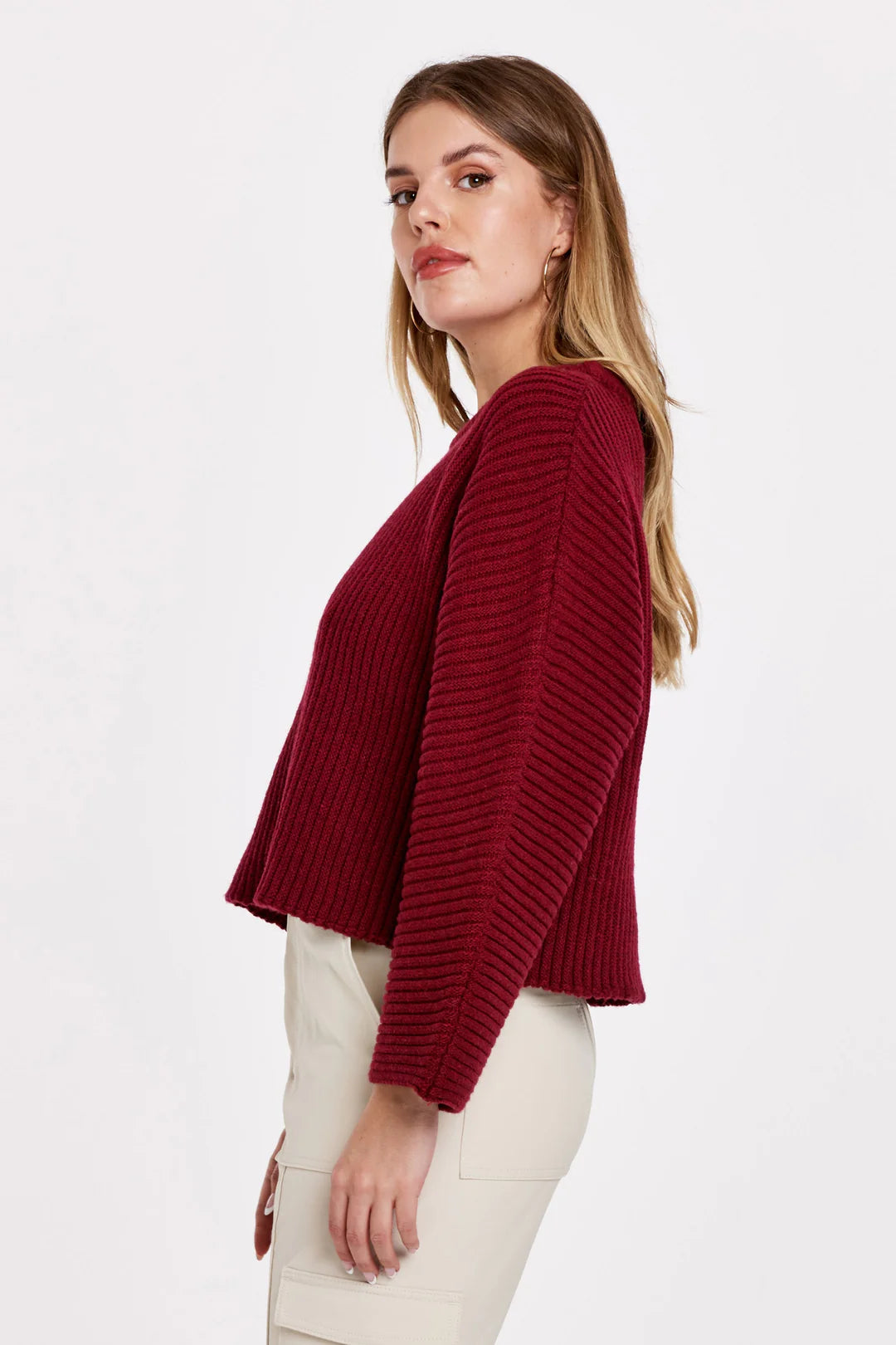 *DEAR JOHN BoatNeck PARKER Relax Sweater