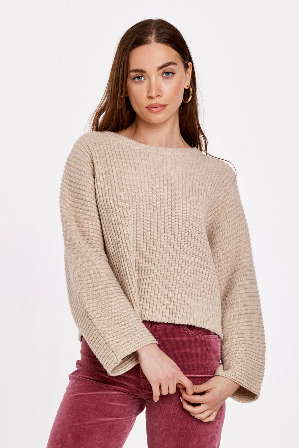 *DEAR JOHN BoatNeck PARKER Relax Sweater