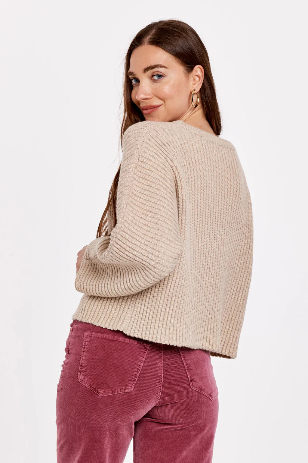 *DEAR JOHN BoatNeck PARKER Relax Sweater