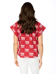 SS SOONERS Poplin TOP